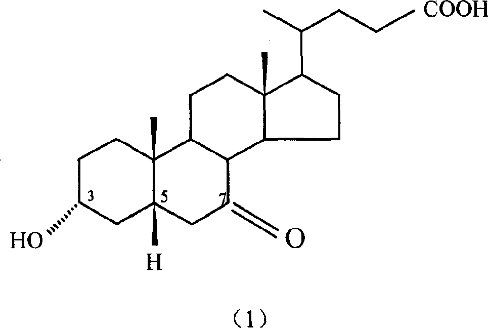 Preparation method of 7-keto lithocholic acid