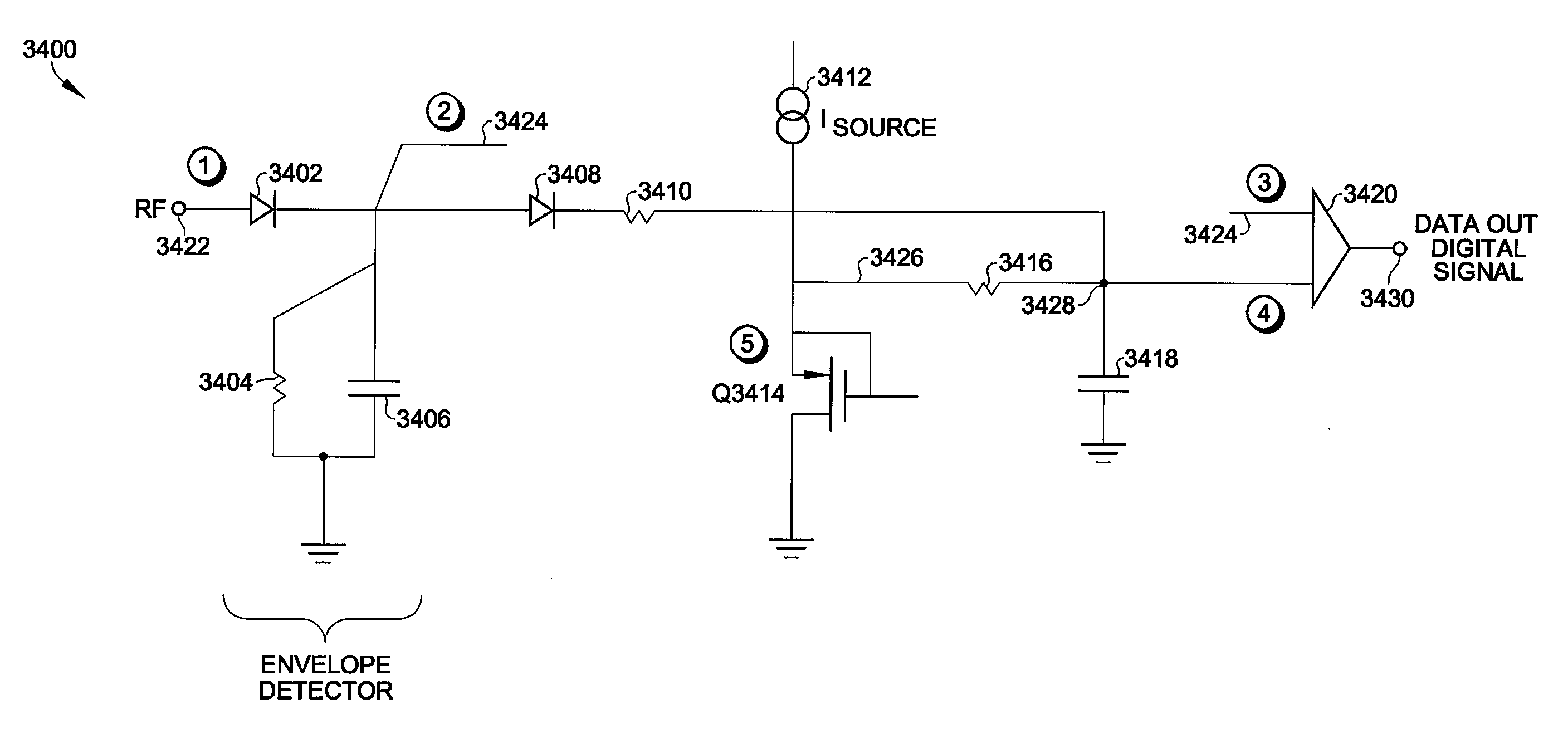 Dynamic adjusting RFID demodulation circuit