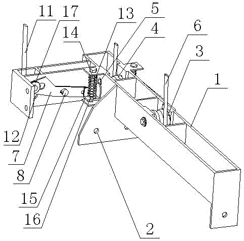 A working condition self-adaptive lifting and anti-falling device for scaffolding