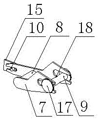 A working condition self-adaptive lifting and anti-falling device for scaffolding