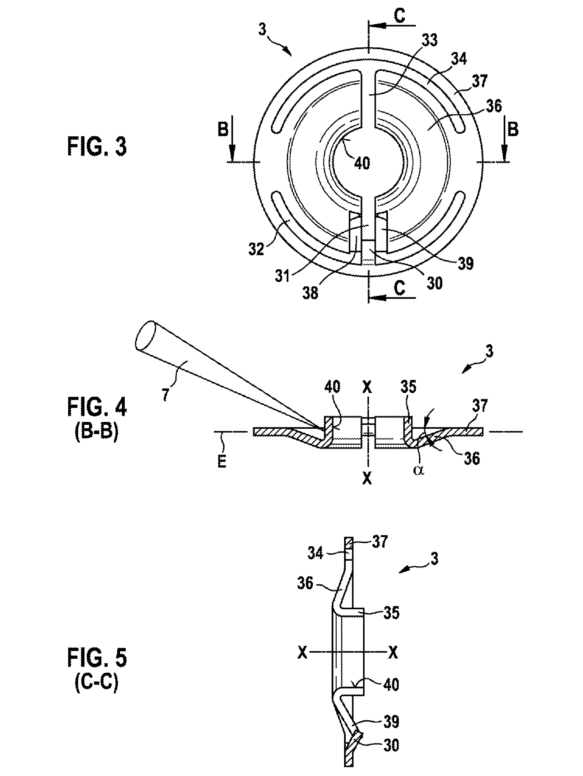 Alignment element for an injector, and method for manufacturing an injector