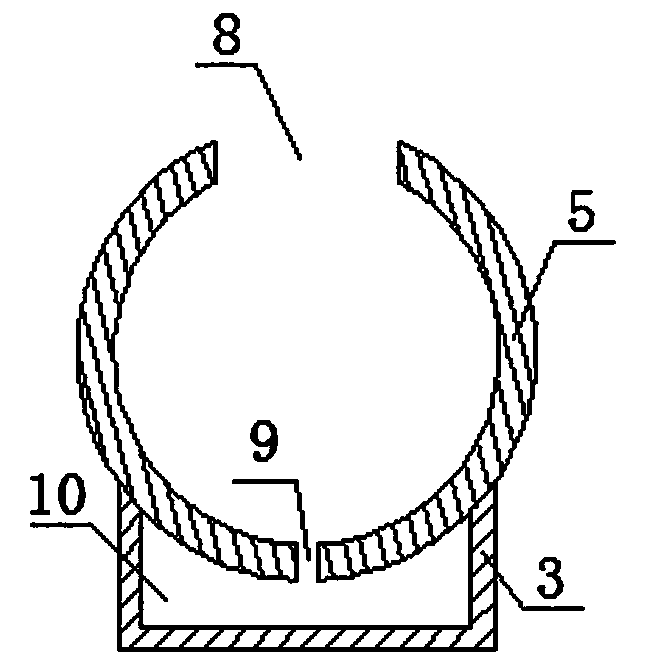 Cigarette self-cleaning guide pipe having adjustable length and slit and used for cigarette machine