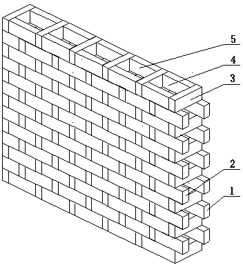 Civil building self-heat-insulation wall and heat transfer process computing method of same