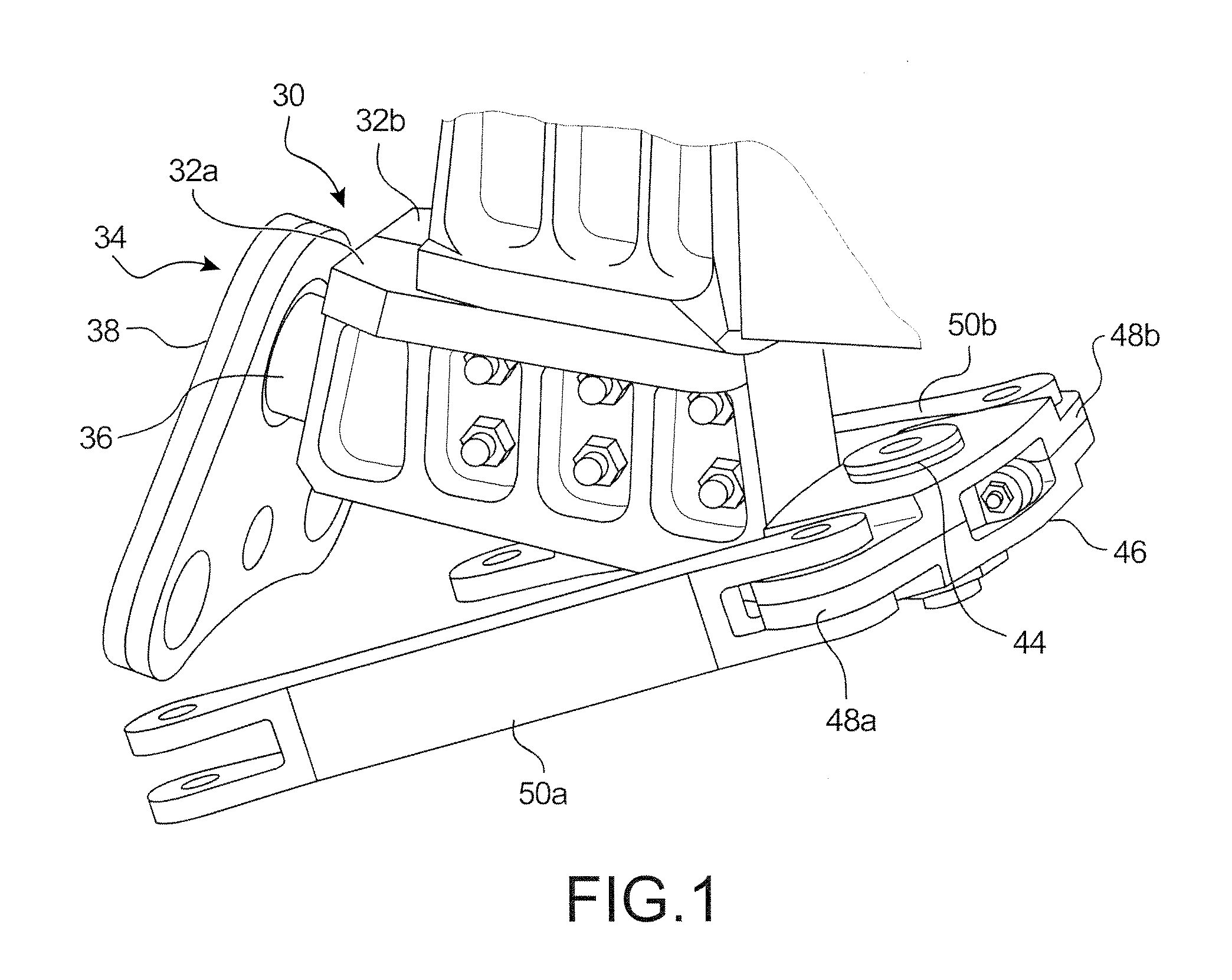 Engine Fastener Of A Mounting System Interposed Between An Attachment Strut And An Aircraft Engine