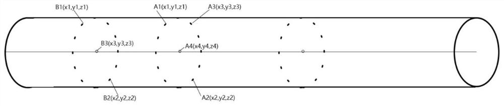 Reverse modeling method and device for pipeline