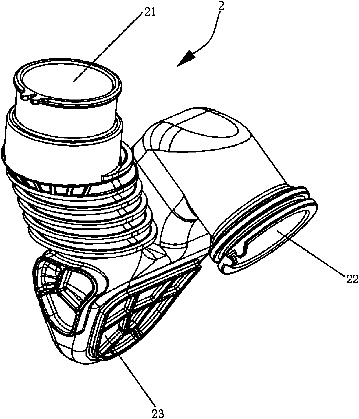 Unidirectional spill-proof structure and washing machine