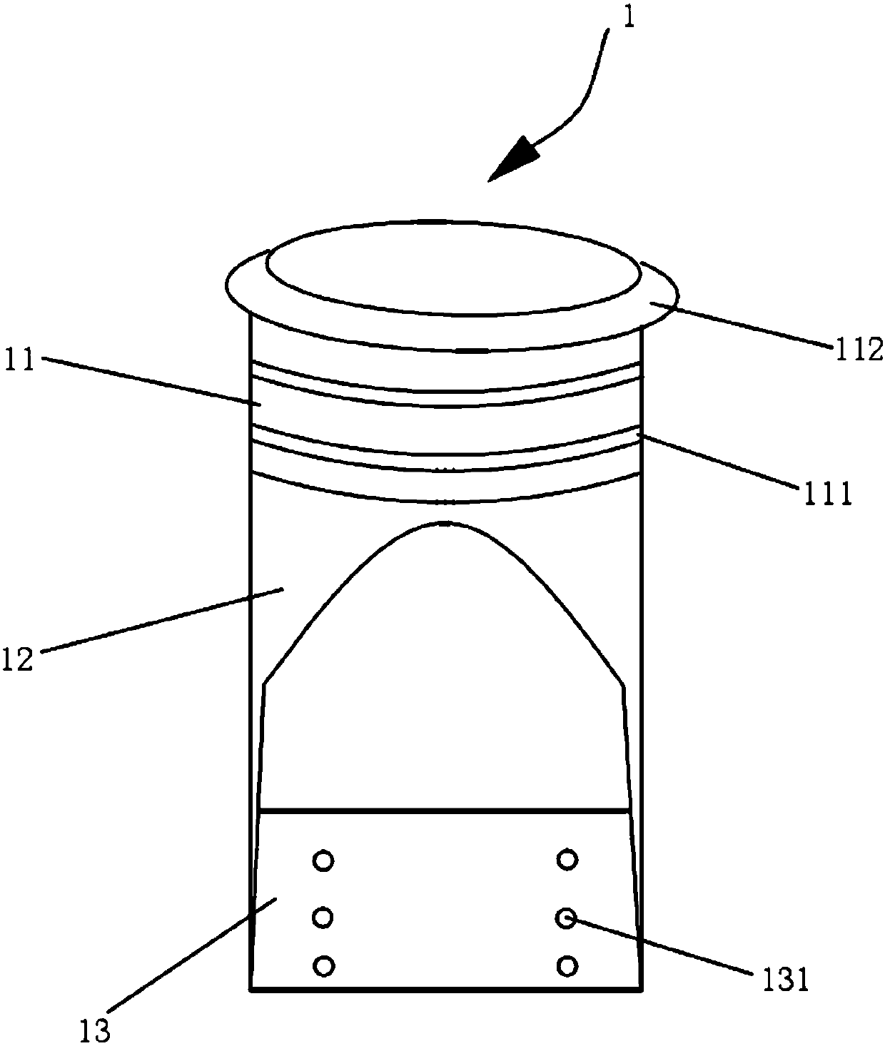 Unidirectional spill-proof structure and washing machine