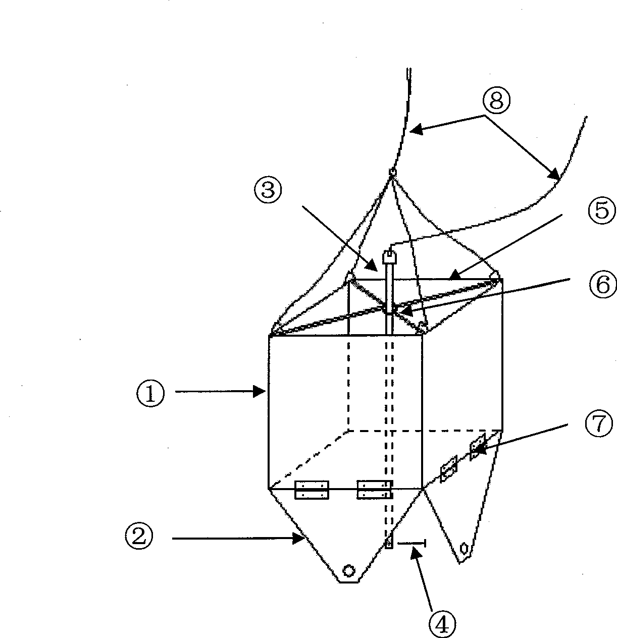 Method for planting sunken plants and device thereof