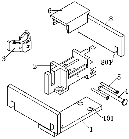 A clamping isolation type anti-pollution flashover composite insulator mechanism device