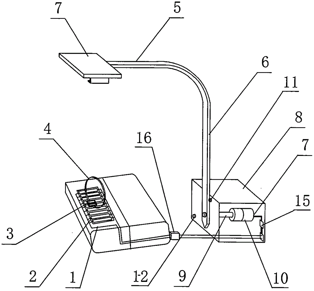 Rotating bracket used by a user for watching electronic screen in bed