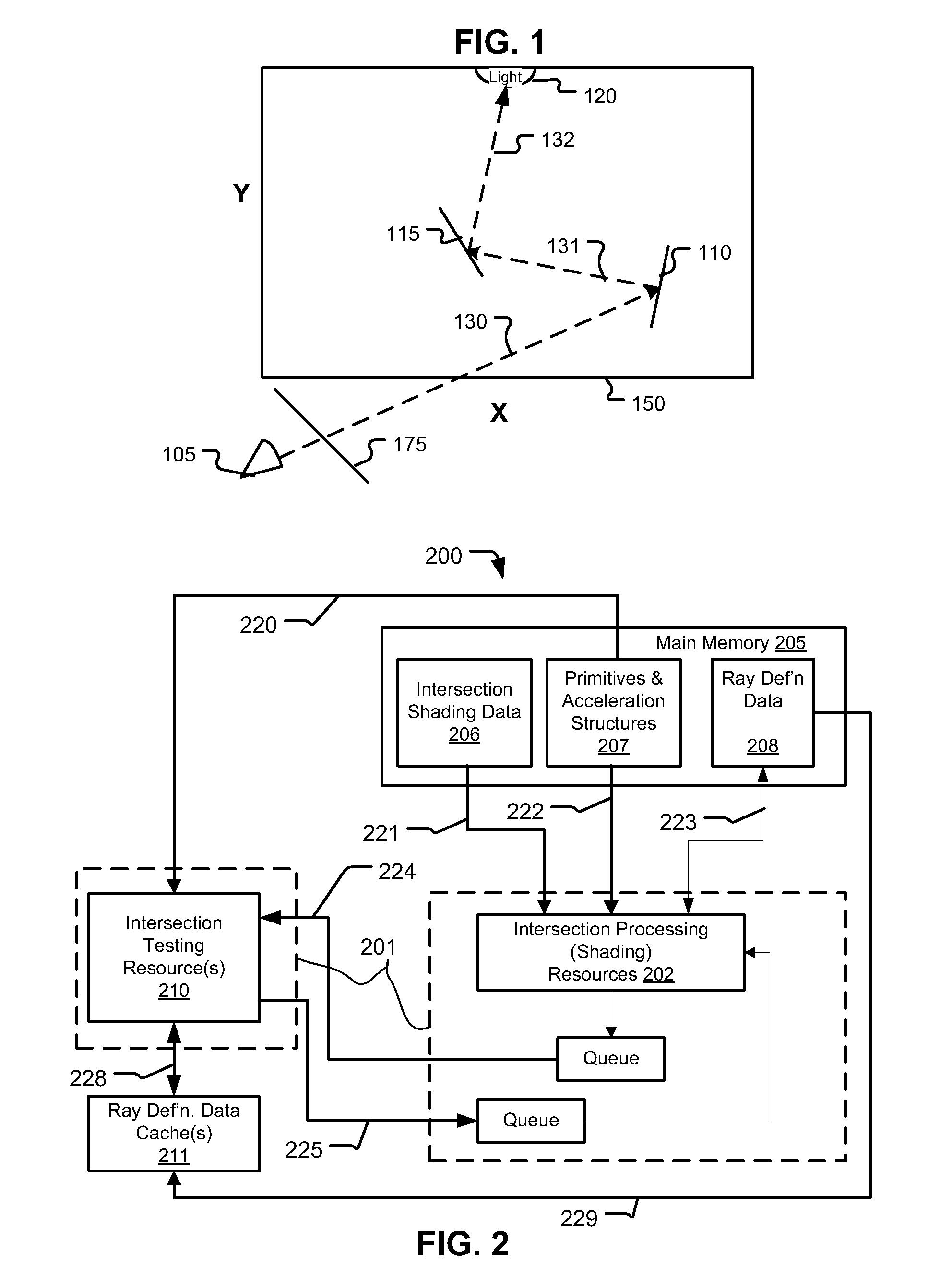 Ray tracing system architectures and methods