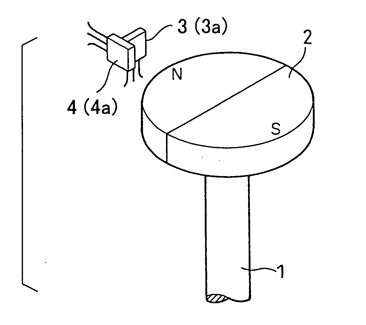 Rotational angle sensing device and assembling method thereof