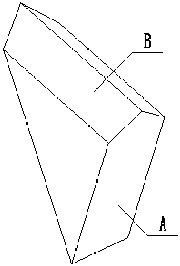 Schmidt roof prism processing method and positioning tool thereof