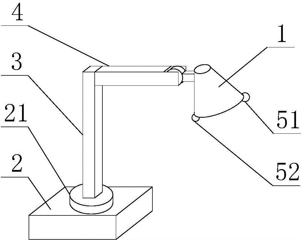Reading lamp capable of automatically adjusting brightness
