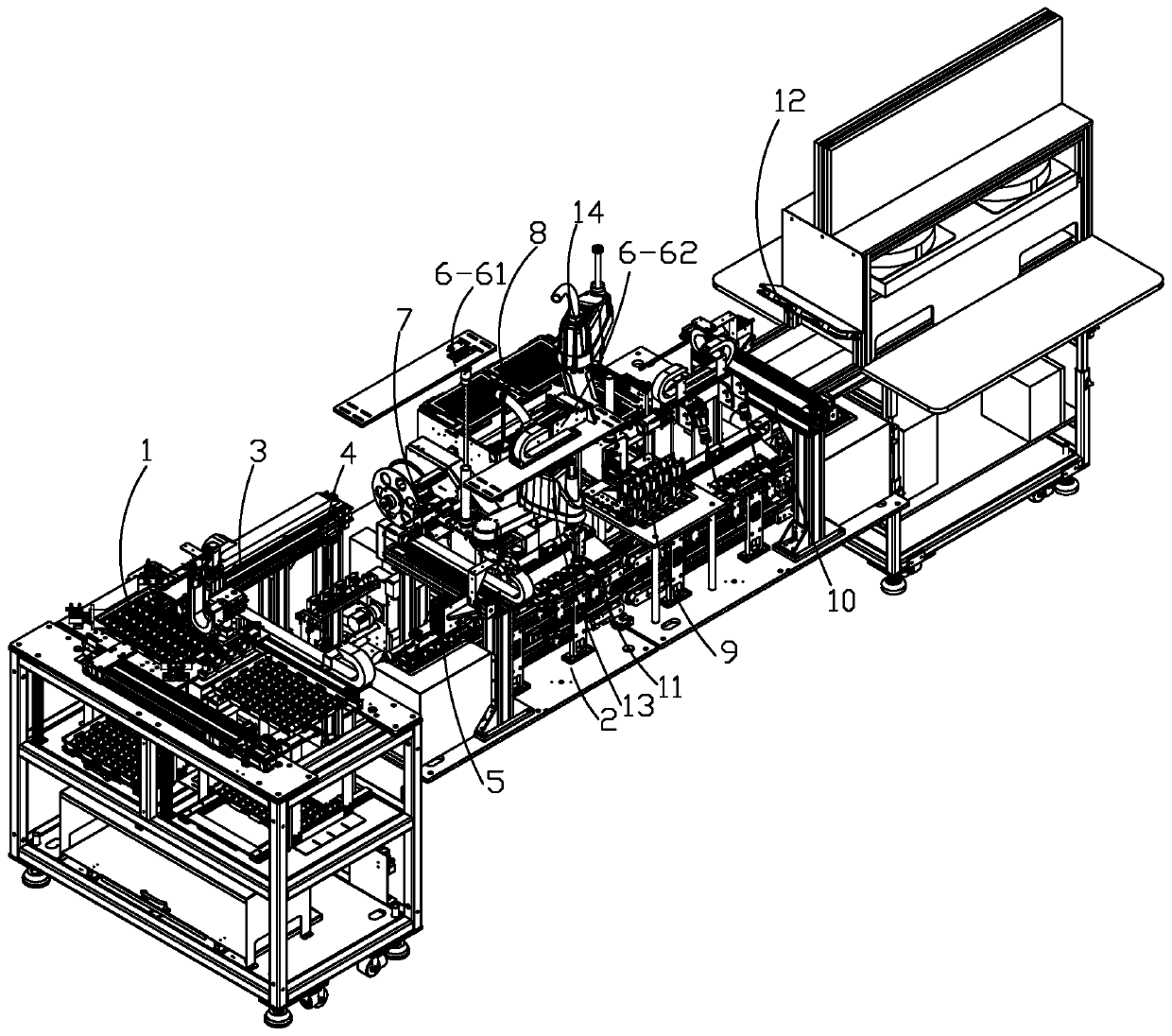 Automatic iron sheet attaching equipment