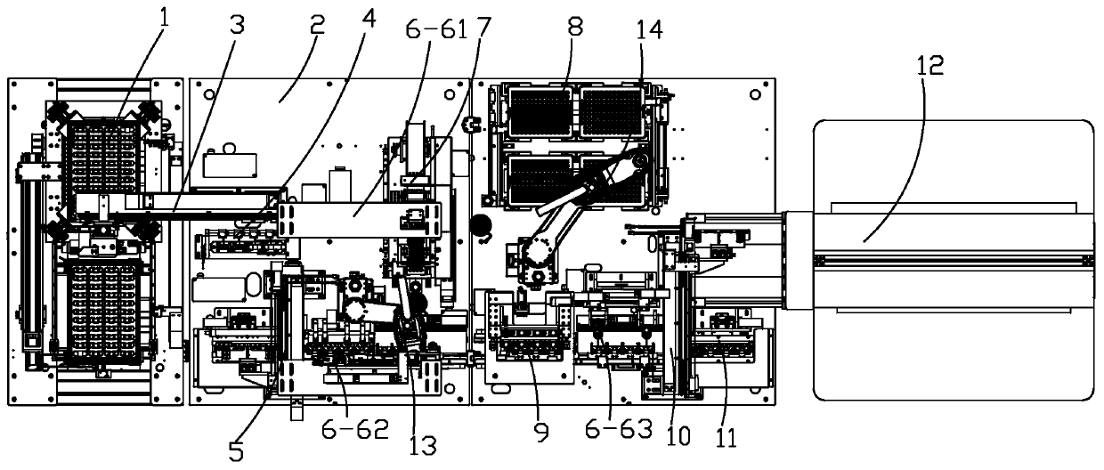 Automatic iron sheet attaching equipment