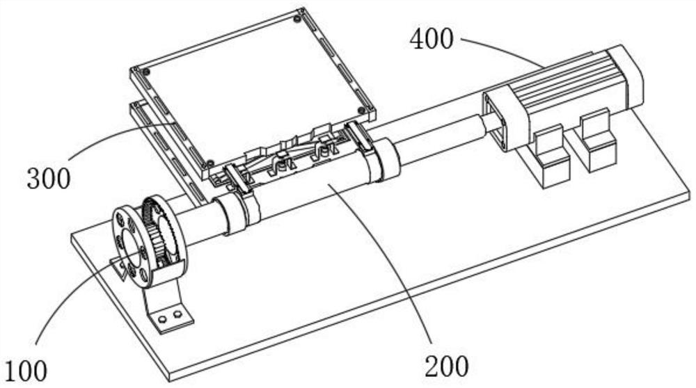 A counter-position turning device for electric vehicle parts processing