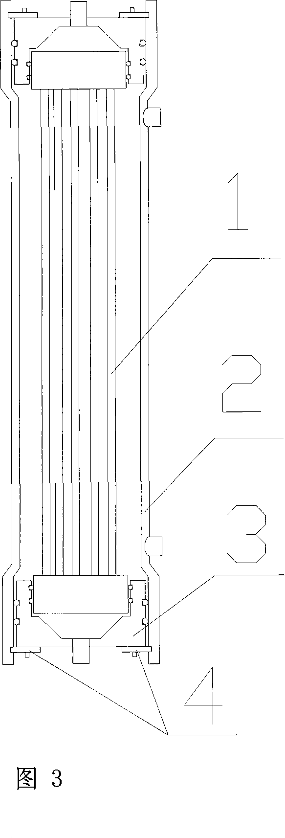 Hollow fiber ceramic membrane element and component thereof