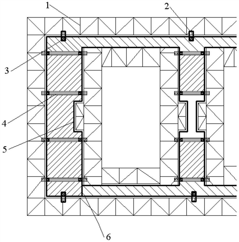 A construction method for integral sliding of pier wall with connecting beam