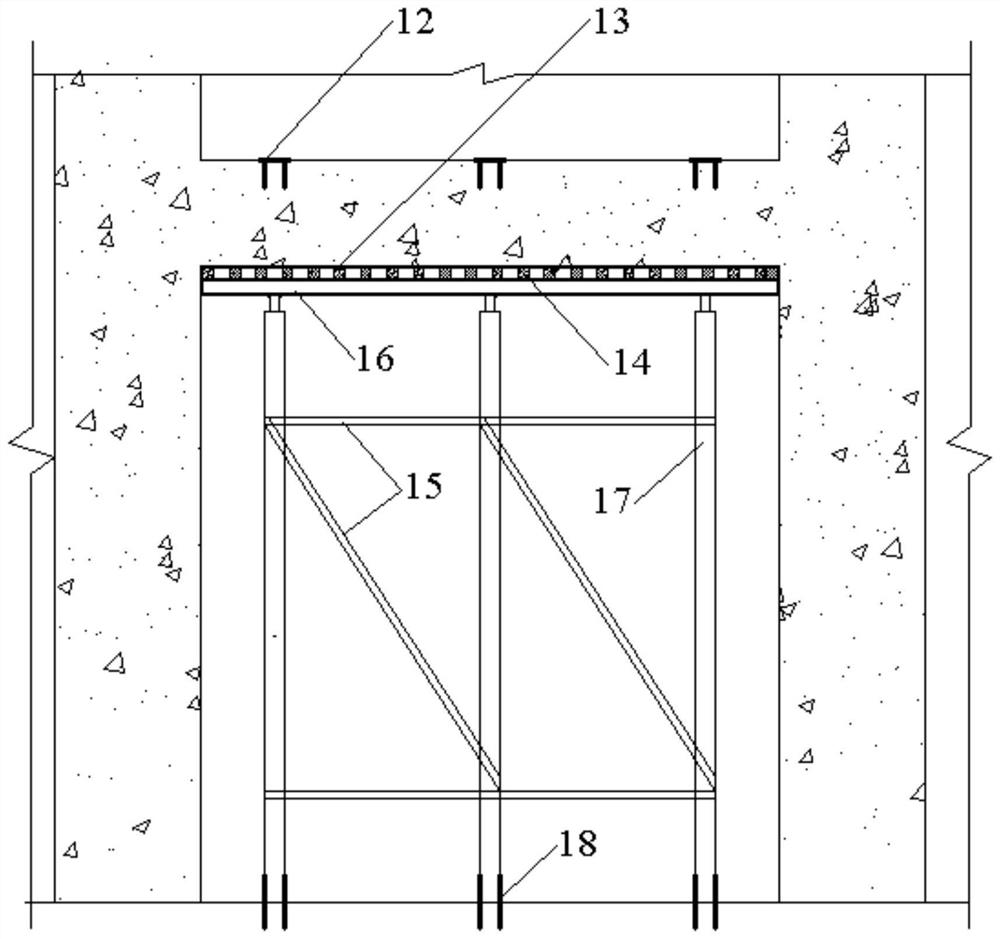 A construction method for integral sliding of pier wall with connecting beam