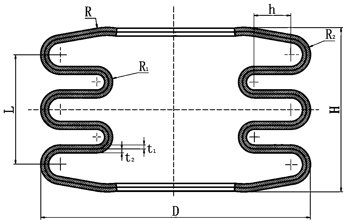 Hydroforming method for manufacturing multilayer metal sealing gasket