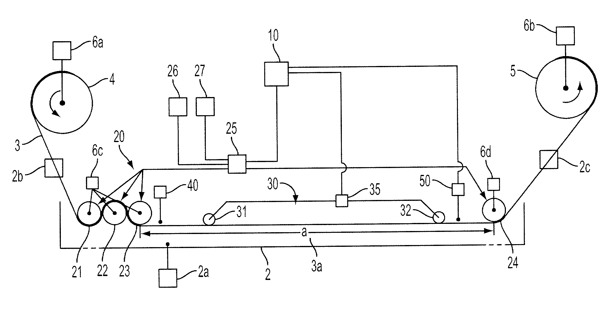 Method and device for the quality control of superconducting bands