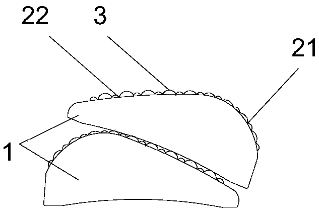 Stacked spinal curvature tractor