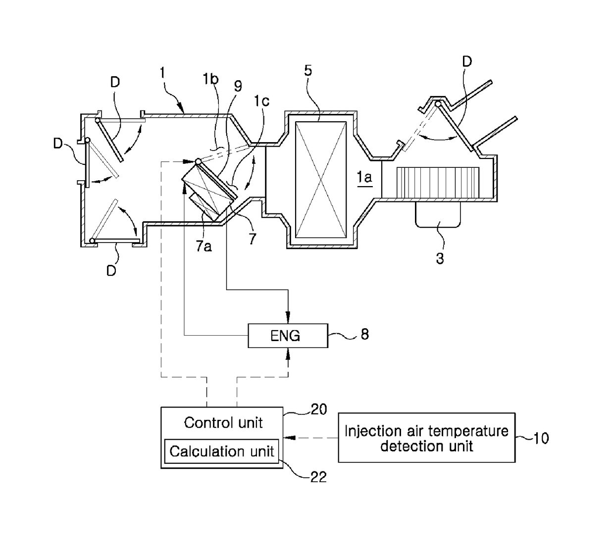 Air conditioning system for hybrid vehicles