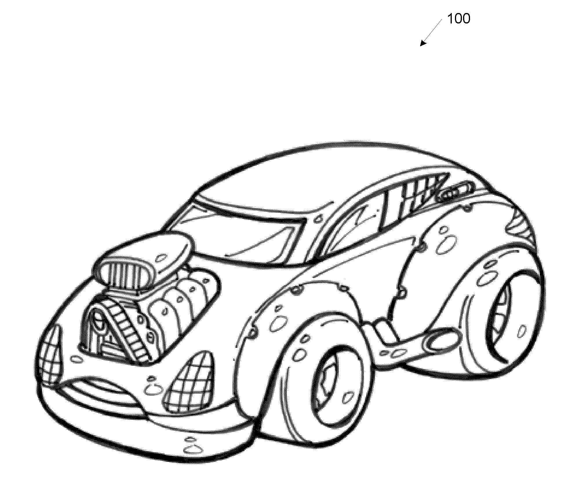 Apparatus, method, and computer program product for toy vehicle