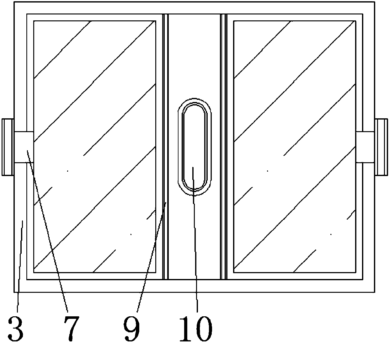 Special storage device for aquatic feed