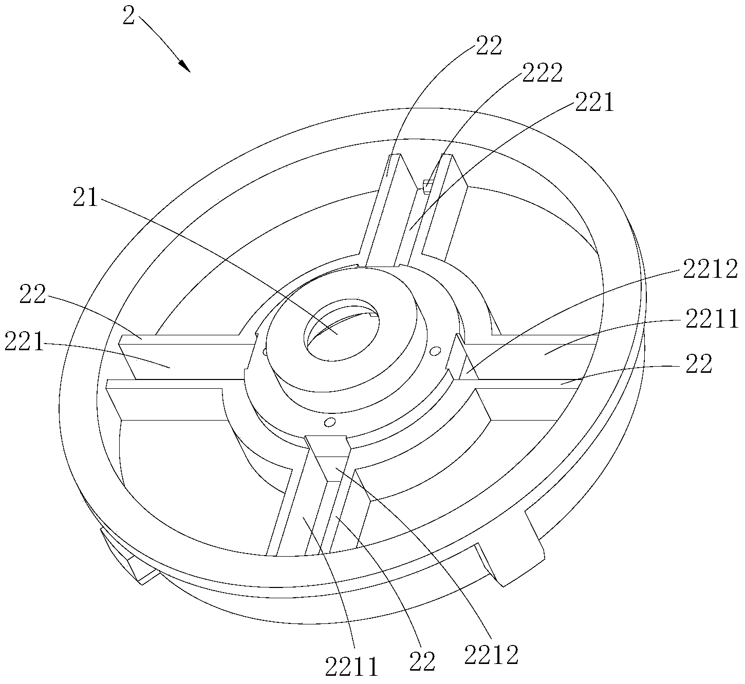 Carbon brush mounting structure, motor and motor assembling method