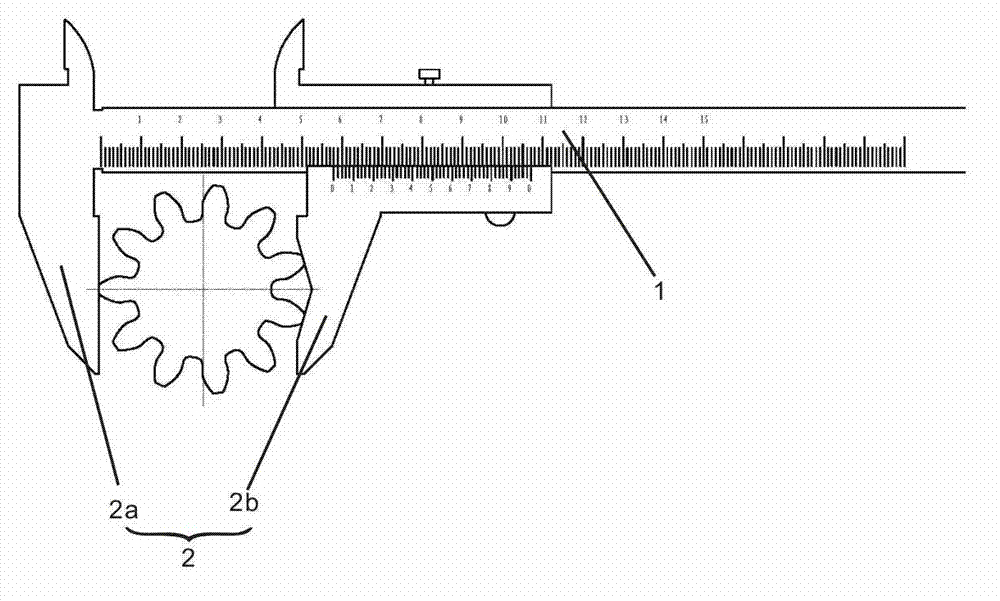 Measuring method and measuring equipment of large diameter of odd number gear or spline