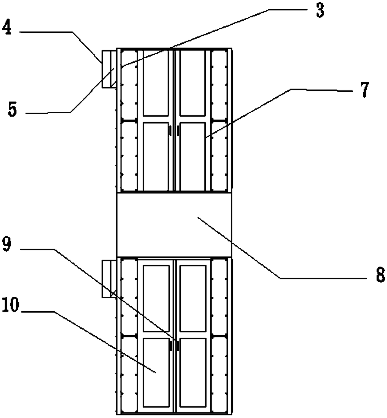 Optical fiber wiredrawing purification device