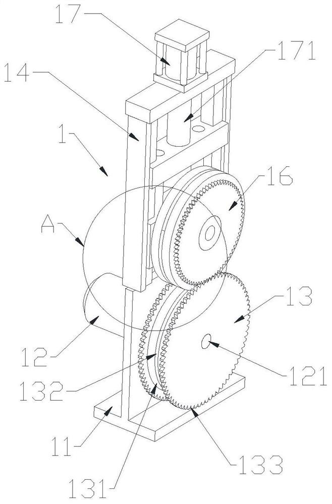 Wire setting device for fishing net weaving wire processing