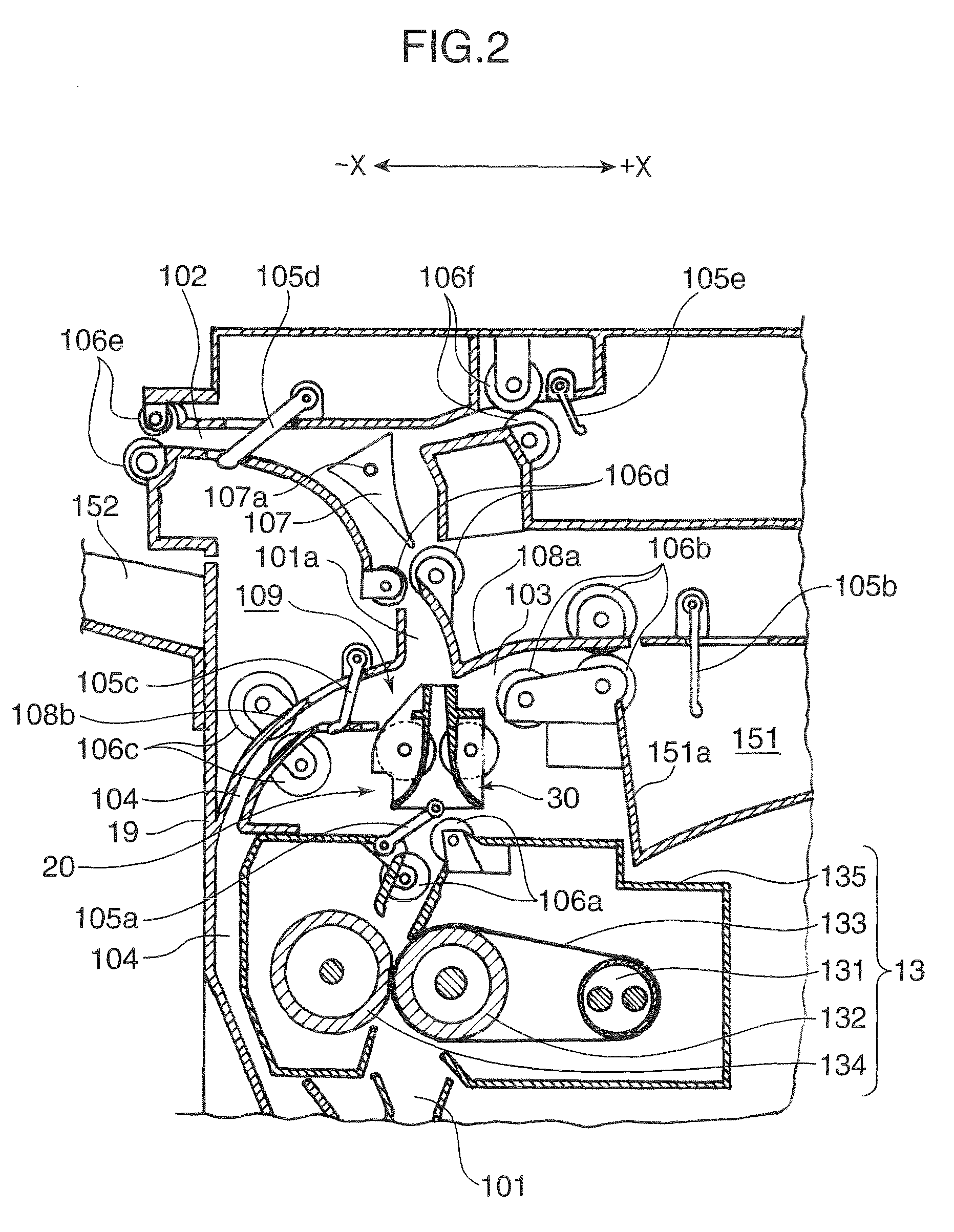 Sheet transport direction switching device, and image forming apparatus incorporated with the same