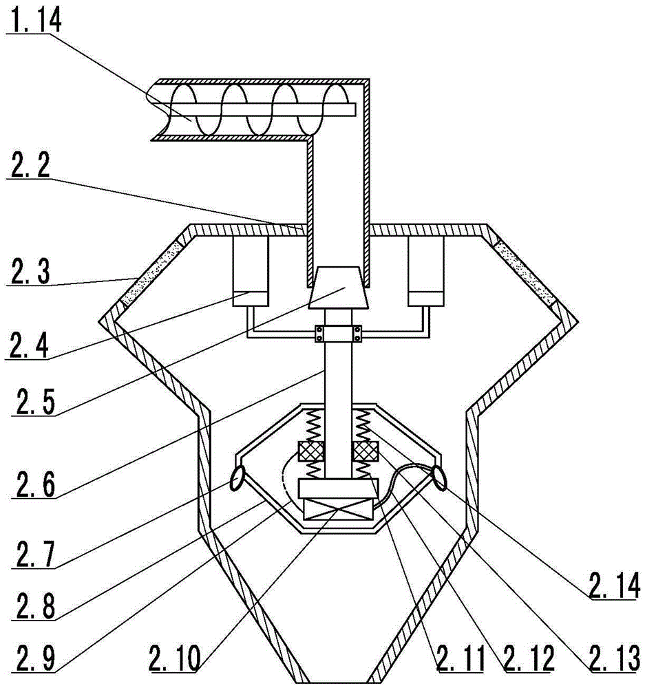 Full-automatic production device for refractory plastic material