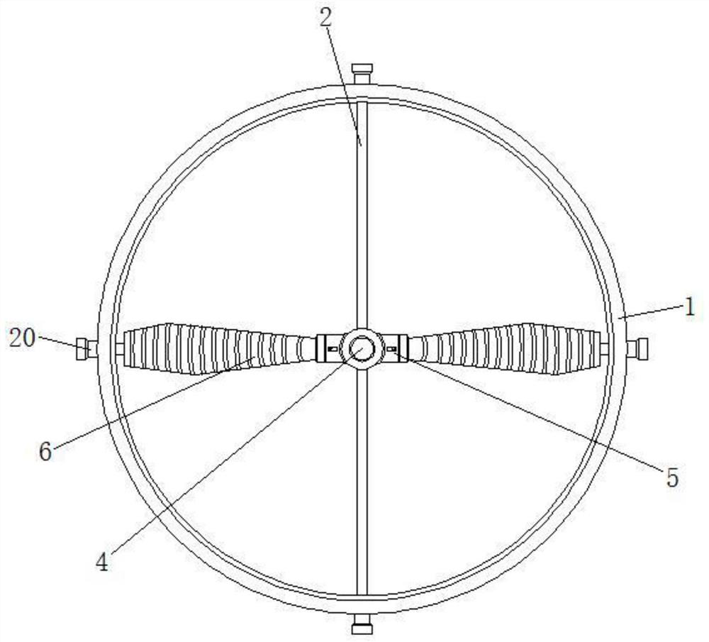 Unmanned aerial vehicle rotor wing and rotor wing protection frame