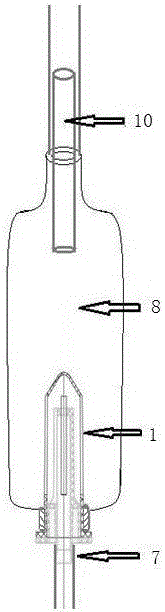 Self-exhaust composite drip chamber assembly
