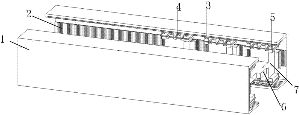 Transverse-flux magnetic field modulation type linear motor