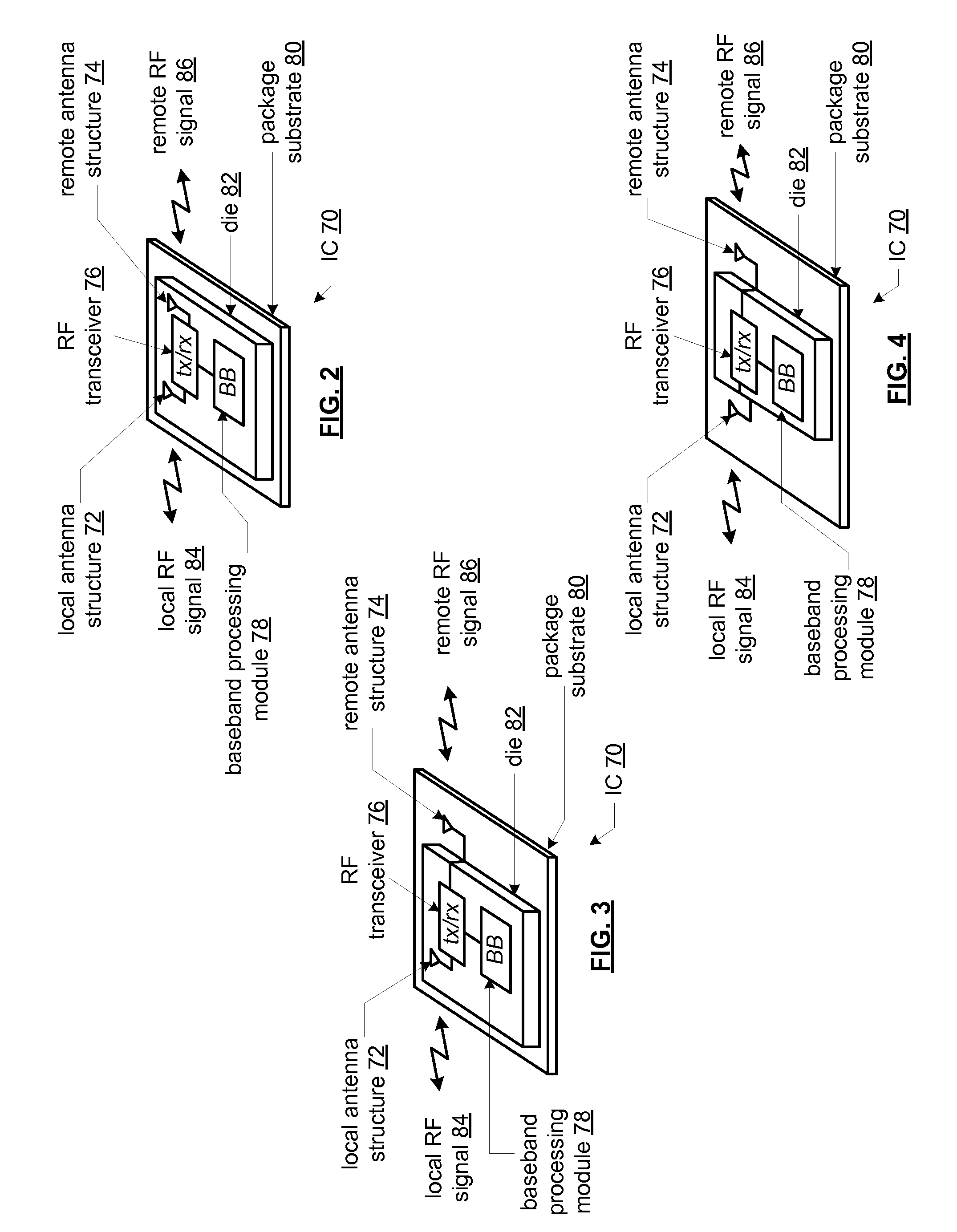 Reconfigurable MIMO transceiver and method for use therewith