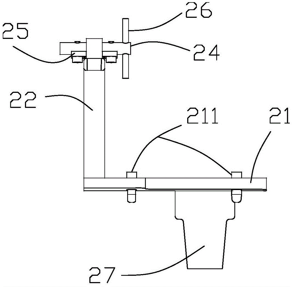 An auxiliary core sticking device for combined core