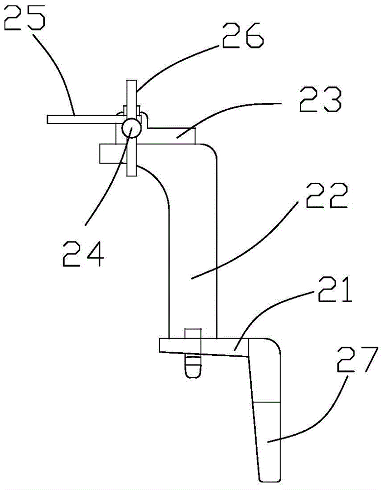 An auxiliary core sticking device for combined core
