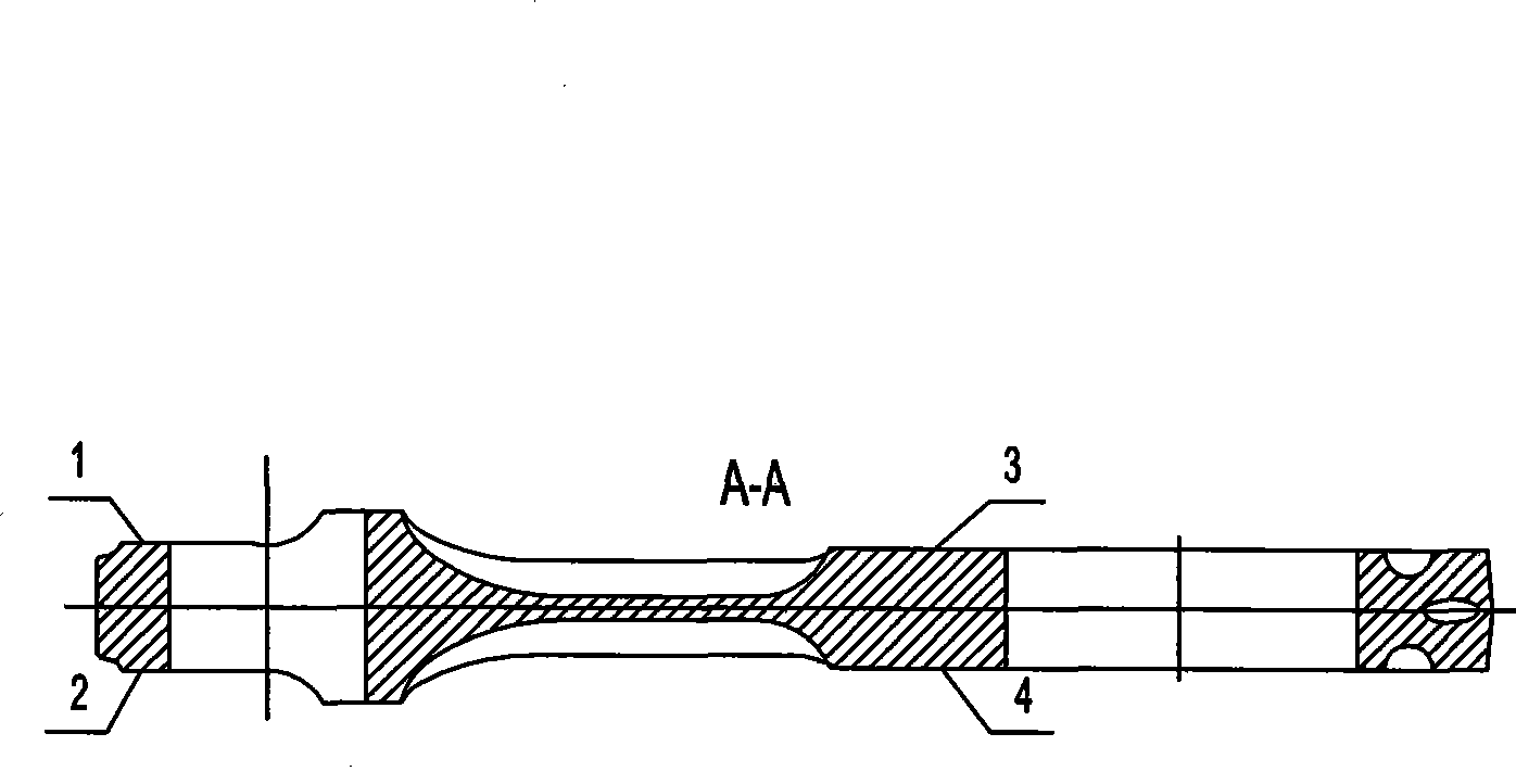 Method for manufacturing diesel engine connecting bar
