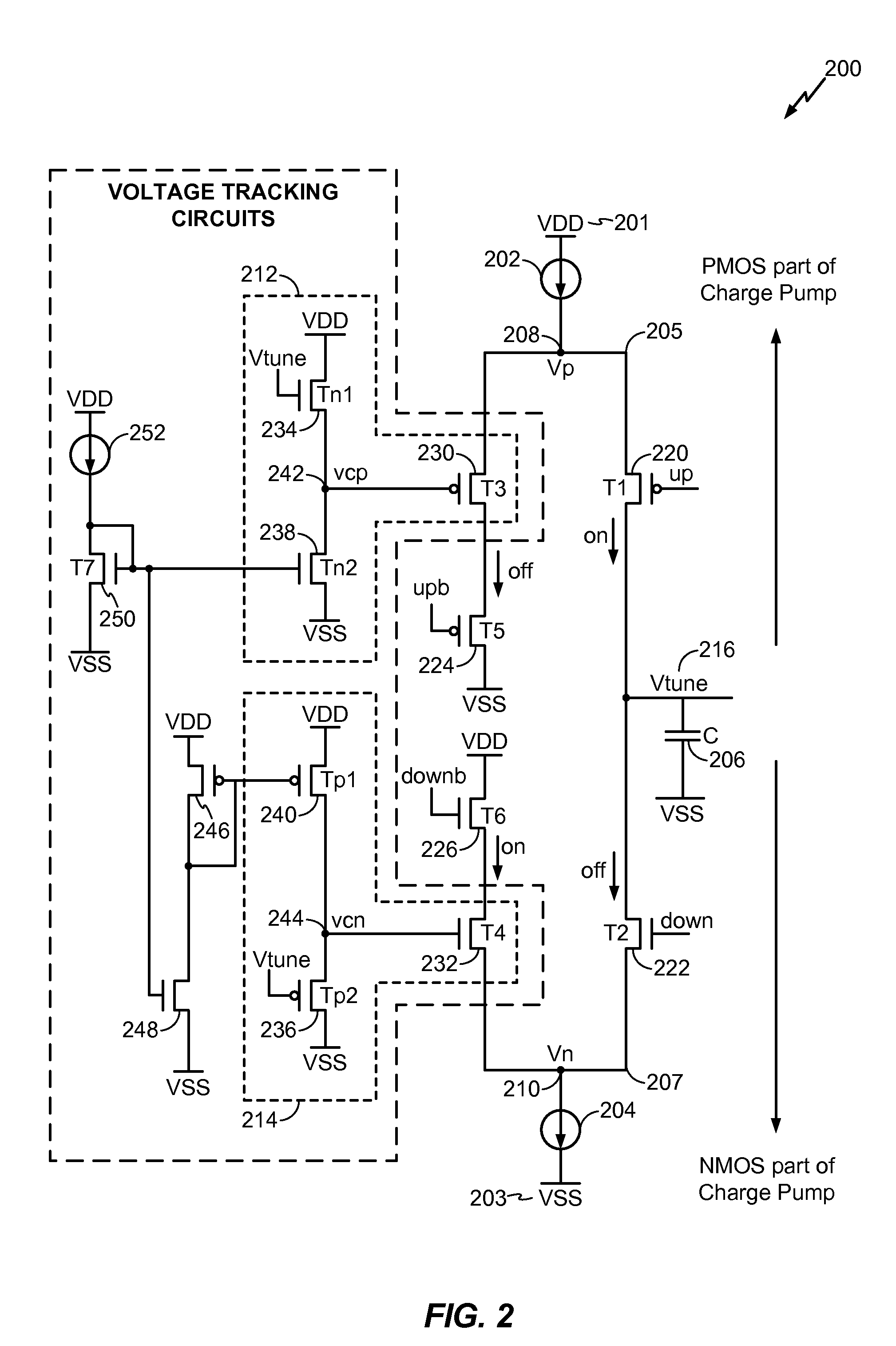 System and method of stabilizing charge pump node voltage levels