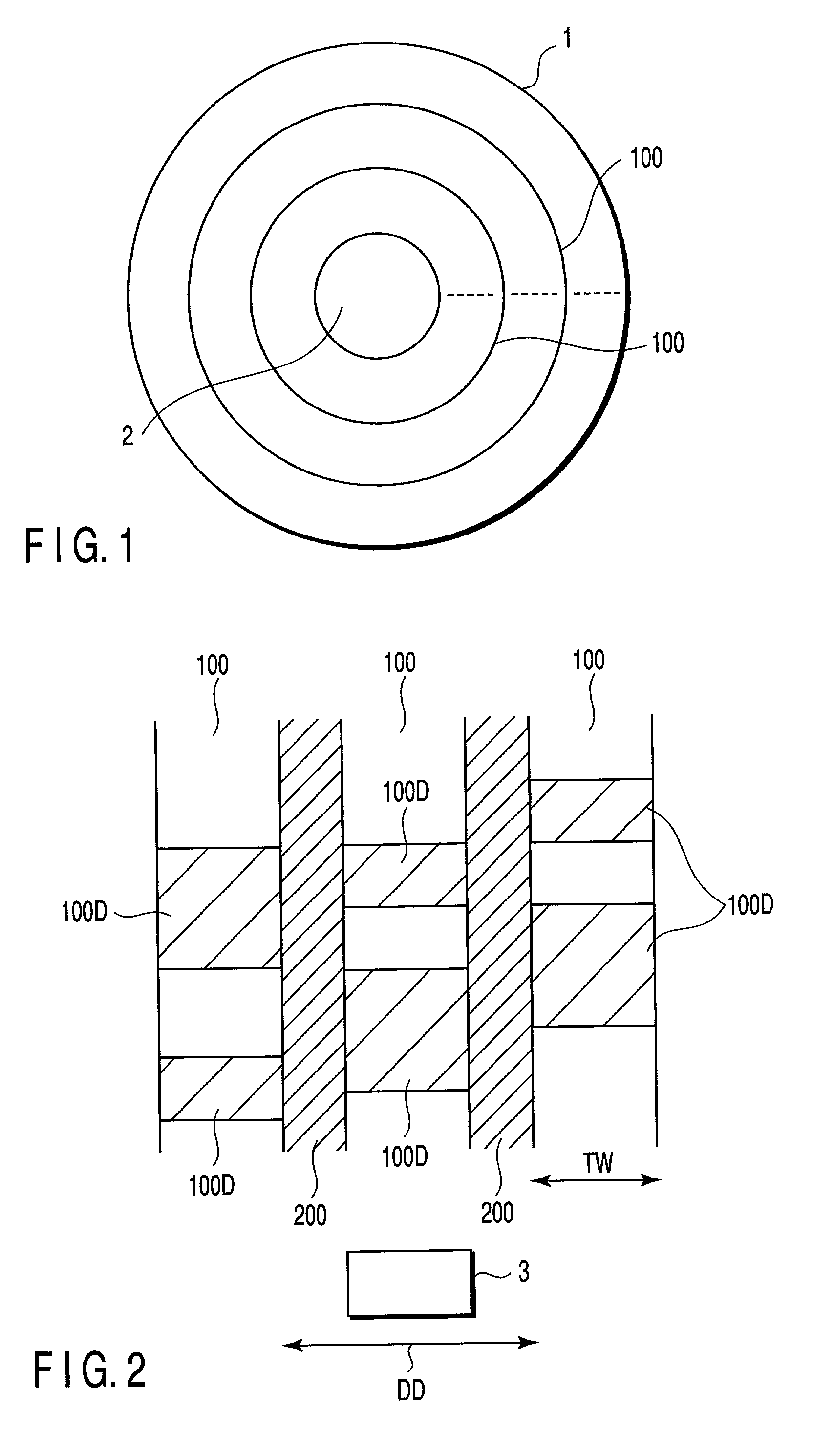 Magnetic disk drive with structure for avoiding DC magnetic disturbance on a disk surface