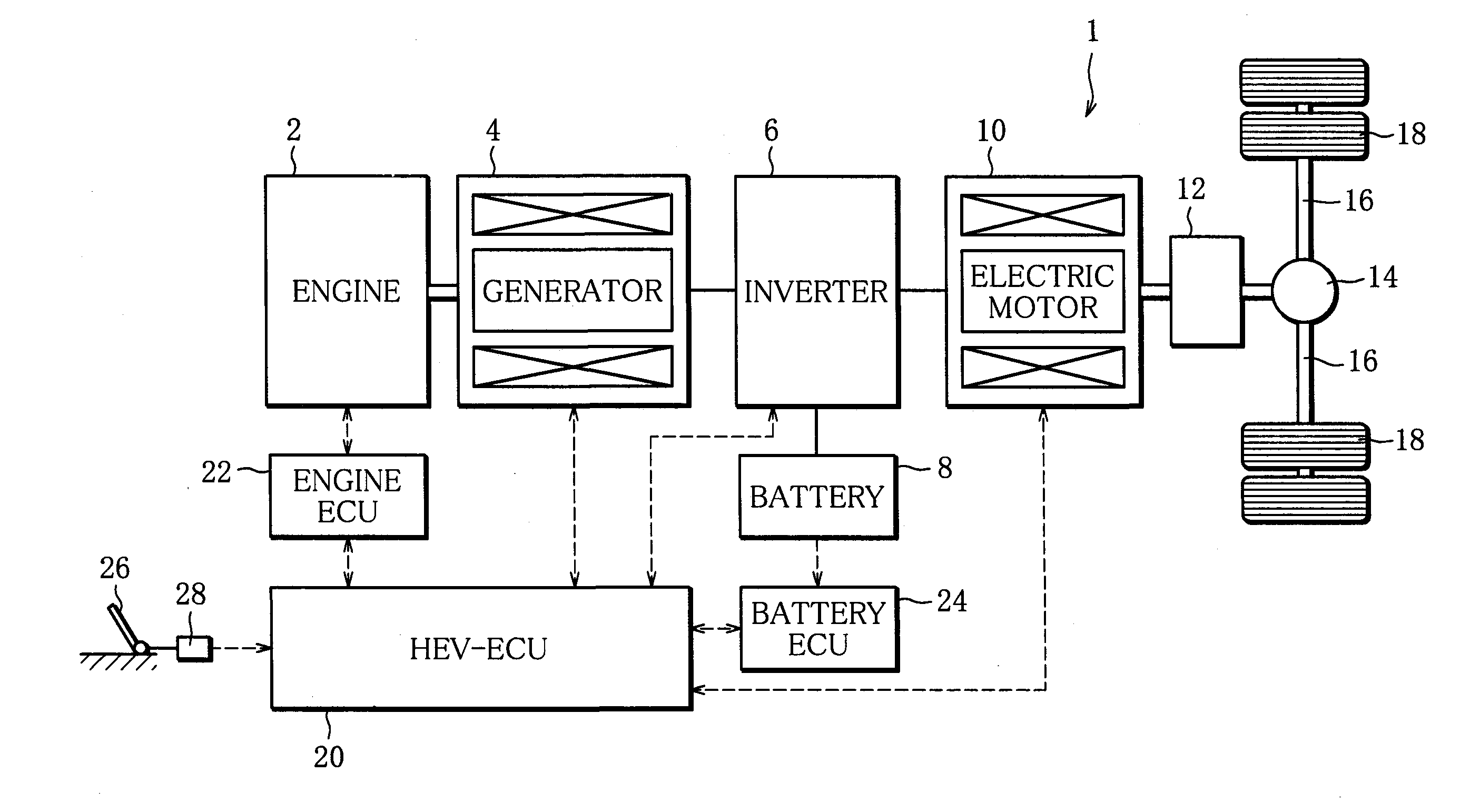 Exhaust purification device for hybrid electric vehicle