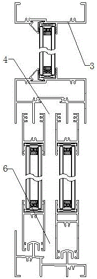 A profile sliding door