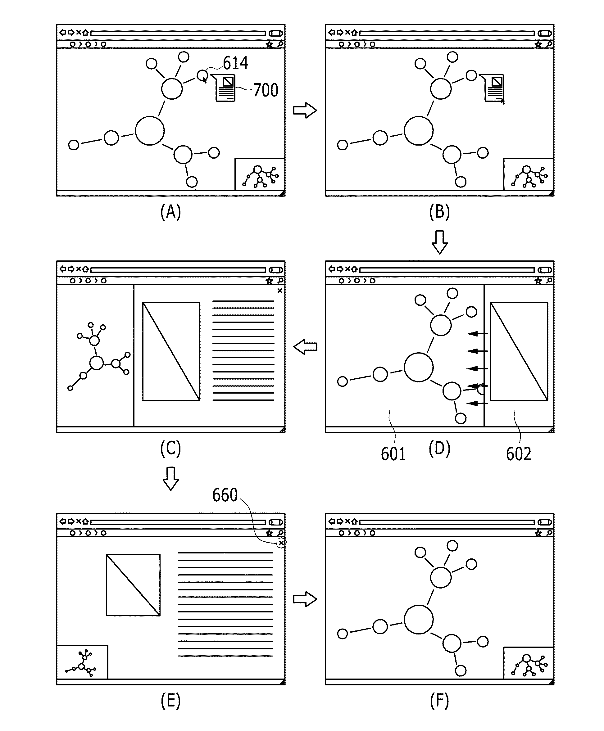 Method of providing virtual reality based three-dimensional interface for web object searches and real-time metadata representations and web search system using the three-dimensional interface