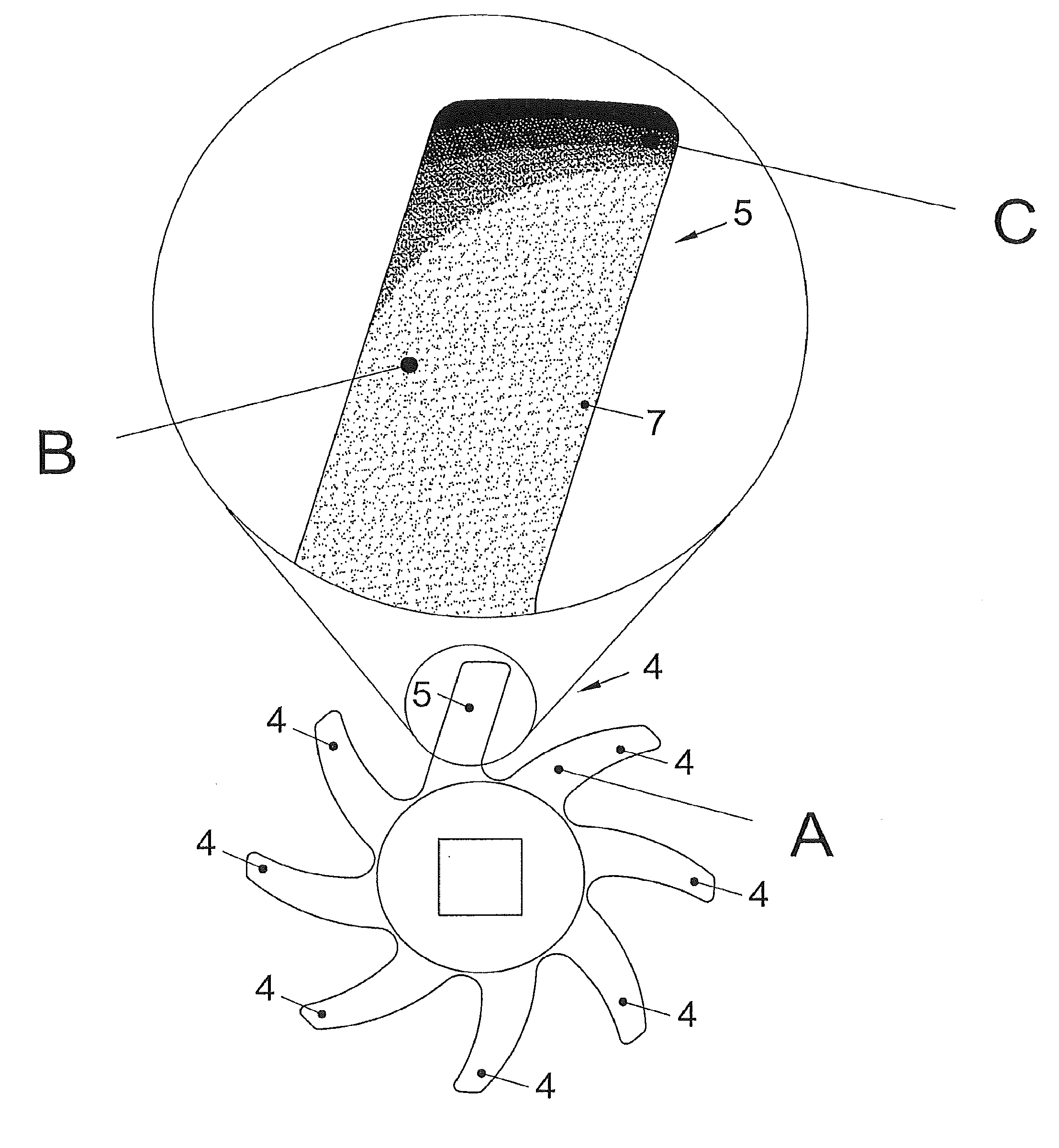 Screen element for a disc screen device