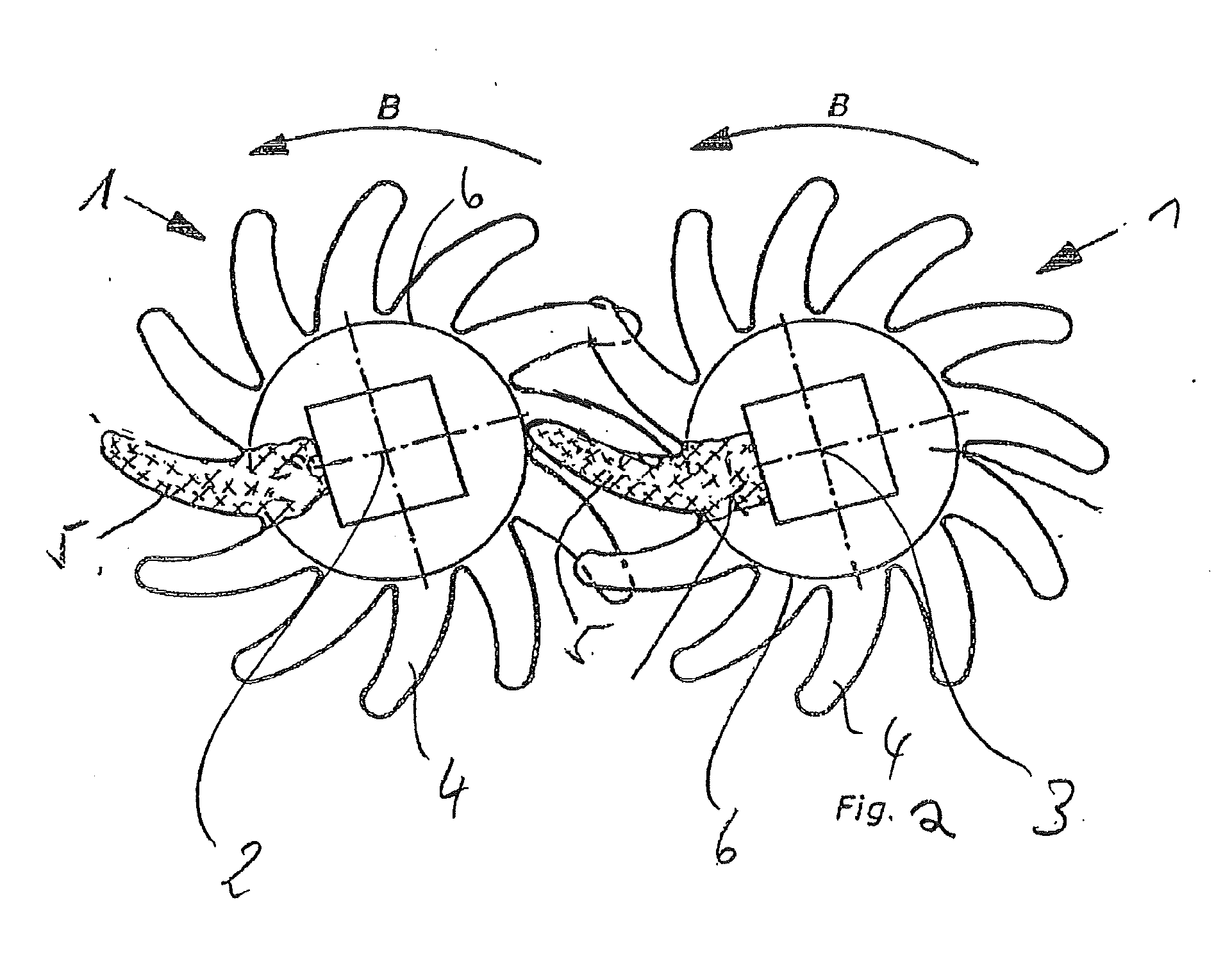 Screen element for a disc screen device